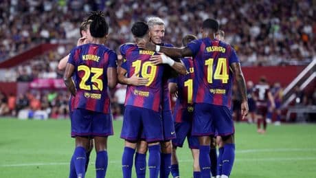 El Barça se divierte en Japón con goles, debuts soñados y una declaración de intenciones de Flick