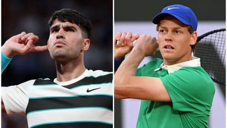 Carlos Alcaraz v Jannik Sinner live: Scores and updates from blockbuster French Open final
