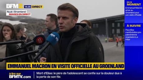 Emmanuel Macron au Groenland: "L'intégrité territoriale doit être respectée", assure le président français
