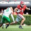 Stockton flashes dual-threat skills with 2 TD passes, 2 TD runs as No. 5 Georgia routs Marshall 45-7