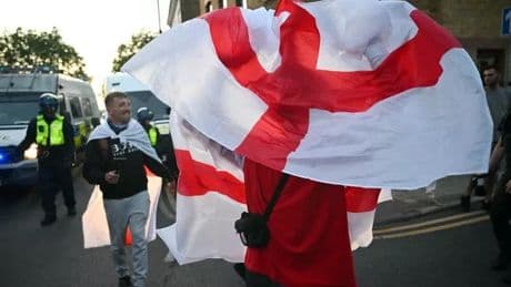 England fans risk £2,500 fine if they flout St George's Cross flag rules