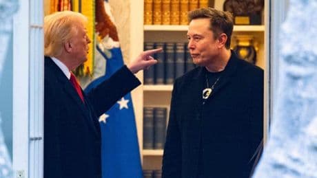 „Oh, es ist okay“, sagt Trump zu seinem Streit mit Musk