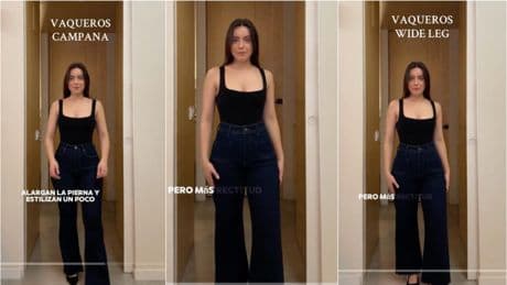 Andrea Dutrús, asesora de moda: “Si buscas verte más alta y estilizar la figura apuesta por unos pantalones wide leg, que además reducen visualmente las curvas”
