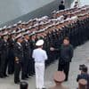 North Korean leader slams South Korea-US military drills while inspecting his most powerful warship