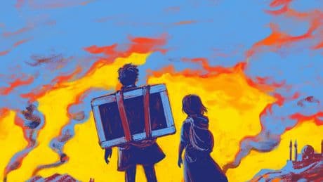 Book Review: ‘The Sky Was My Blanket,’ by Uri Shulevitz, and ‘The Teacher of Nomad Land,’ by Daniel Nayeri