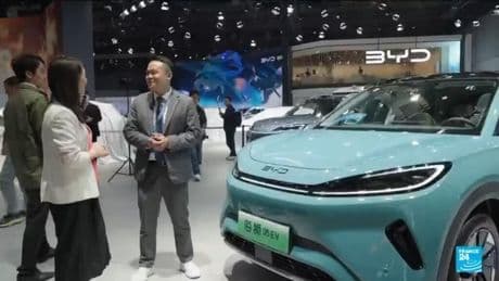 Auto Shanghai showcases new EV era despite tariff speedbumps