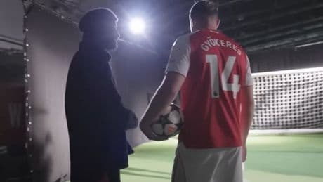 Viktor Gyokeres makes telling two-word comment in behind the scenes Arsenal clip
