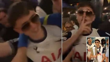 Tottenham starlet, 17, forced to party on his own while team-mates hit Mayfair to celebrate Europa League win... because he's not old enough to get into nightclubs!