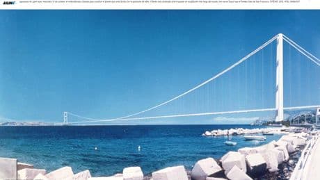 Sacyr ultima el contrato de 10.000 millones del Puente de Messina