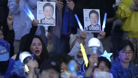 Joint exit poll shows liberal candidate Lee forecast to win South Korean presidential election