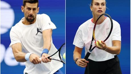 US Open order of play and day one schedule including Novak Djokovic and Aryna Sabalenka