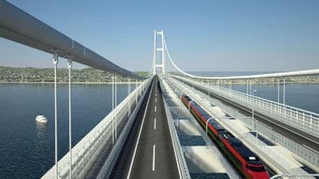 Italien: So soll die neue Hängebrücke nach Sizilien aussehen