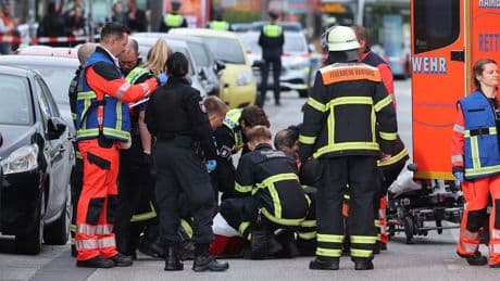 Messer-Angriff in Hamburg - Die ersten Bilder vom Tatort
