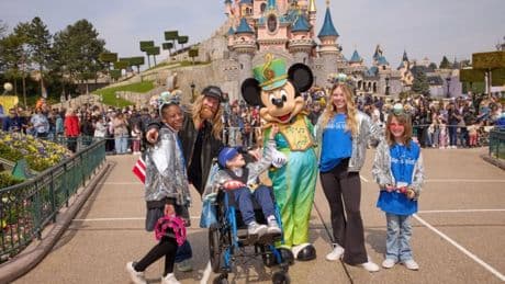 Four critically ill children’s dreams come true as they perform with Sam Ryder at Disneyland Paris