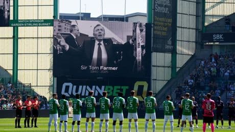 Sir Tom Farmer to make final journey past the club he helped save