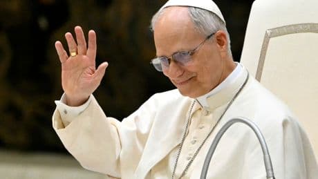 Pope Leo XIV appears to confirm favourite football team after chanting with fan