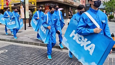 Hoka is having a moment &mdash; the running brand posted record quarterly sales