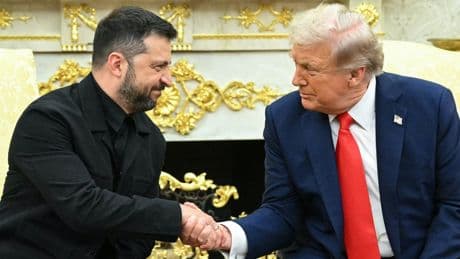 Security promises, a suit jacket and no shouting: The key takeaways from Trump’s meeting with Zelensky