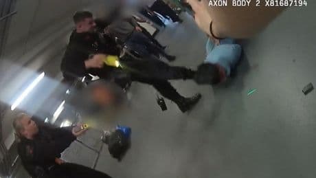 Police officer in Manchester Airport incident was ‘uncontrolled bully with a badge’, court told