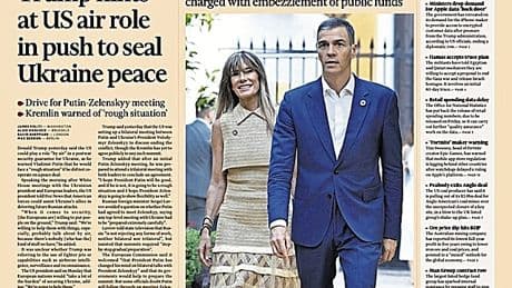 Sánchez y su esposa copan la portada del Financial Times por los casos de corrupción