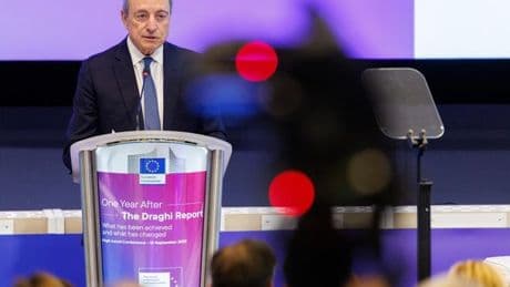 Draghi, crítico, un año después de su informe: La inacción amenaza nuestra competitividad y nuestra soberanía