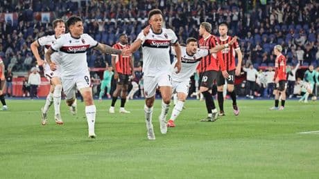 Sam Beukema en Thijs Dallinga verslaan Tijjani Reijnders: Bologna wint Coppa Italia van AC Milan