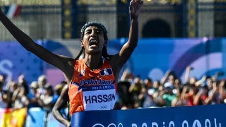 Sifan Hassan completes Olympic triple with marathon gold; Paris rallies behind last-place finisher