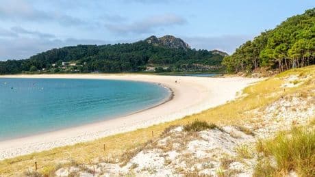 Tranquil beach is like a 'Caribbean paradise' with white sands and blue waters