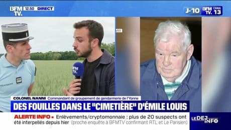 50 ans après les faits, la gendarmerie effectue des fouilles pour retrouver les corps des victimes d'Émile Louis