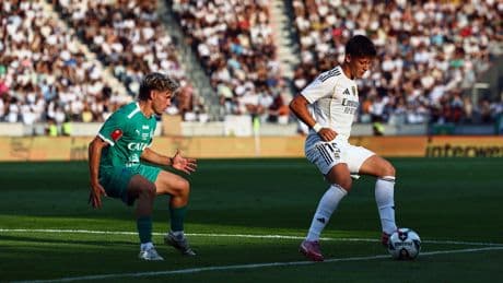 Güler pone la luz y Mbappé los goles en el único y fácil amistoso del Madrid antes de la Liga