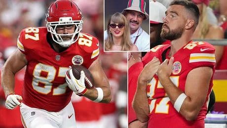 Travis Kelce sends Kansas City Chiefs wild with stunning cameo appearance against Chicago Bears