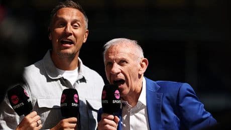 Peter Reid admits he's 'had a shandy' as Everton hero joins fellow Goodison Park legends to bid farewell to iconic ground - days after Sky Sports were forced to apologise after he dropped an F-bomb in pre-recorded message