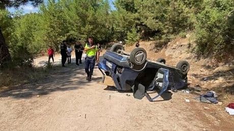 Anne ve oğlu feci kazada hayatını kaybetti
