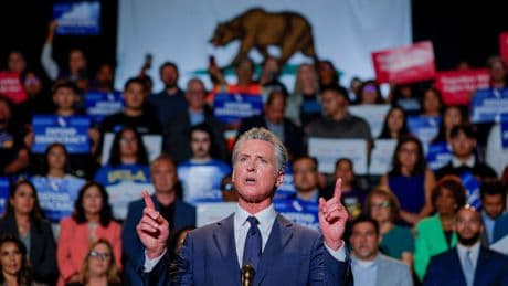 Newsom Held an Event in L.A. Federal Immigration Agents Showed Up Outside.