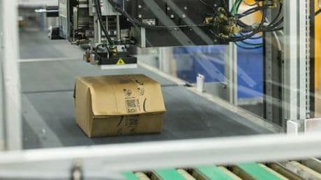 Amazon: Neue Maschinen verpacken Waren passgenau
