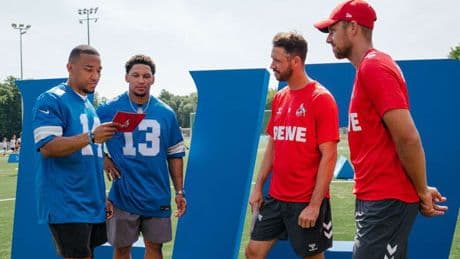 Auch ein Spiel in Köln? - FC-Kooperation mit NFL-Stars
