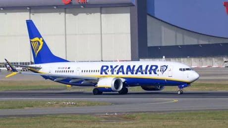 Ryanair flight grounded as passenger 'tries to open emergency exit' in mid-air