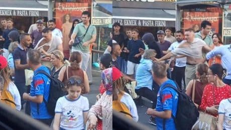 İETT otobüsünde yumruklu kavga, o anlar kamerada