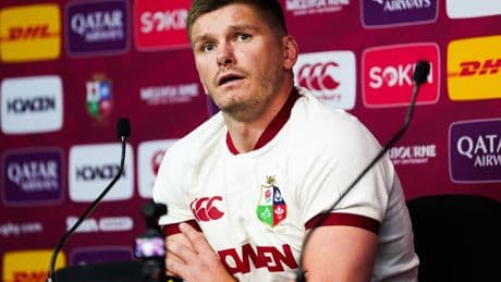 No doubts for Owen Farrell after late call to Lions tour