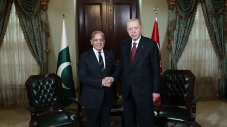 Son dakika | Başkan Erdoğan Şahbaz Şerif'i kabul etti