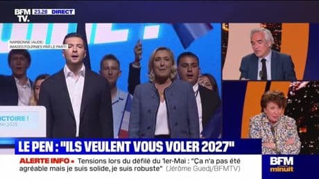 Le Pen : "Ils veulent vous voler 2027" - 01/05