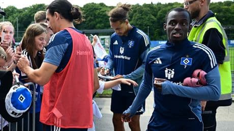 Hoffnung für den Gladbach-Start? - So weit sind die HSV-Stars Poulsen & Dompé