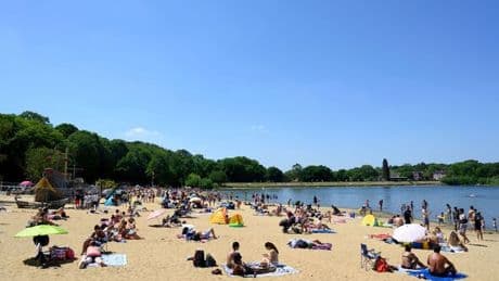 Secret sandy beach just 30 minutes from central London