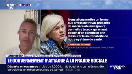 Mesures contre la fraude sociale: "Sur la fraude fiscale, on ne voit pas l'ombre d'un grand plan de lutte du gouvernement", assure Ian Brossat (PCF)