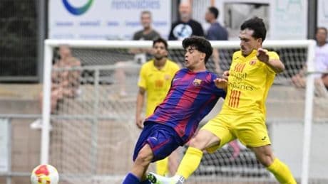 1-0: La mala suerte se ceba con el Barça Atlètic