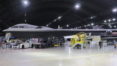 I visited the only B-2 stealth bomber on display in the world. Take a closer look.