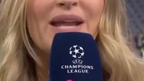 ‘F****** hell Rio’ – Laura Woods drops F-bomb as Rio Ferdinand ruins her intro in unseen Champions League final footage