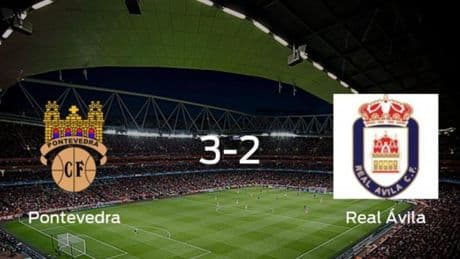 El Pontevedra se lleva tres puntos tras derrotar 3-2 al Real Ávila