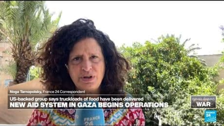 New aid system in Gaza begins operations after more than two months of blockade