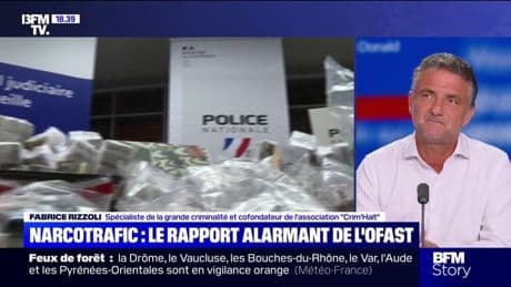 Narcotrafic: "À l'échelle européenne, tous les pays sont concernés par une grande augmentation de la consommation de cocaïne", assure Fabrice Rizzoli